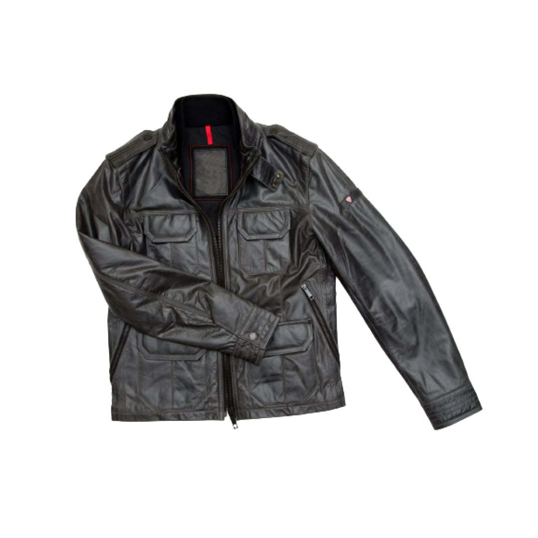 Mens Regular Fit Long Sleeve Poplin Jacket